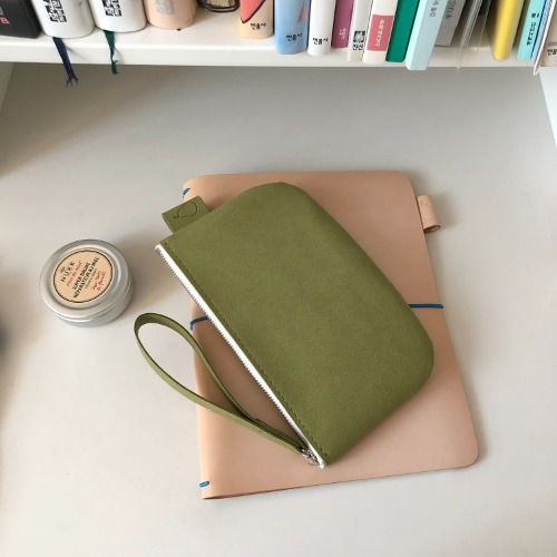 panini pouch M (olive green)