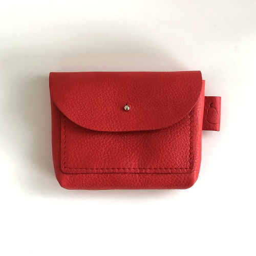 scone wallet bag (tomato red)